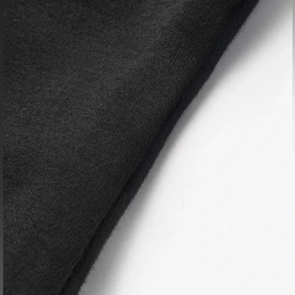 🖤 Commense Asymmetric Faux Leather Panel Midi Dress Black NWT M - Picture 4 of 5